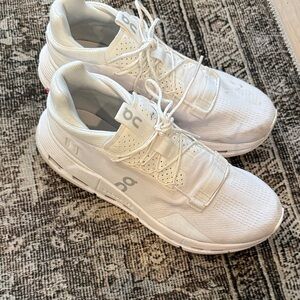 On Running Women's White Athletic Shoes